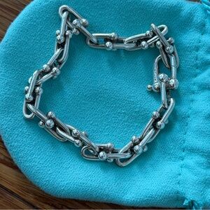 Tiffany & Co. HardWear Link Bracelet, Small Link, Size Medium, Sterling Silver